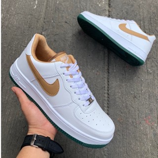 Gino. Airforce 1 รองเท้าผ้าใบ ข้อสั้น ยาง ออกแบบดี แฟชั่นสําหรับทุกเพศ F002 MOMO