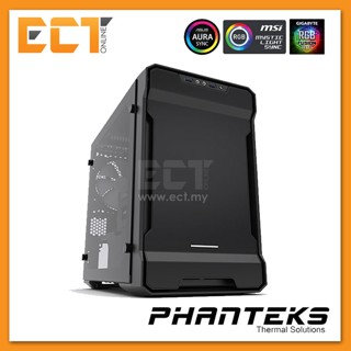 Phanteks ENTHOO EVOLV ITX กระจกนิรภัย - สีดํา / แดง