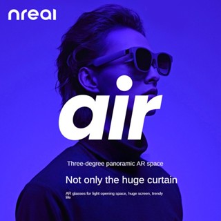 Nreal Air Smart AR แว่นตา 210 นิ้ว หน้าจอยักษ์ 1080p 3D HD สําหรับดูหนัง คอมพิวเตอร์ [Nreal ชื่อเก่า]