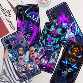 เคสโทรศัพท์มือถือซิลิโคน TPU กันกระแทก ลาย League of Legends akali สําหรับ Vivo Y51 Y33 Y72 Y52 Y75 Y55 Y76 Y76S Y77E Y50 Y30 Y30I Y31S Y54S Y33S Y33T Y51S Y53S 5G