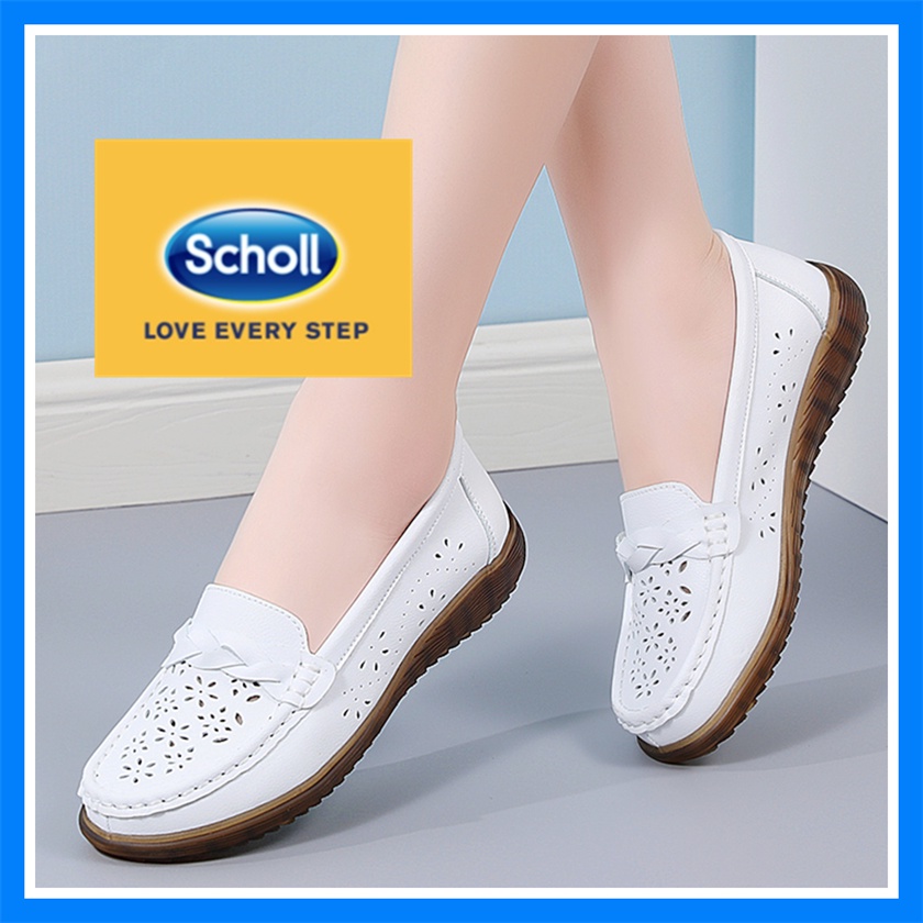 Scholl รองเท้าผู้หญิง รองเท้าหนังลําลอง scholl รองเท้าผู้หญิง Boat Shoes ผู้หญิง