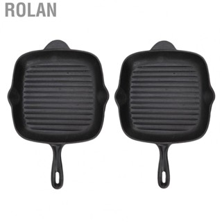 Rolan Grill Pan Cast Iron Grill Pan Parallel Ridges Large  for Restaurant for Panic for Home