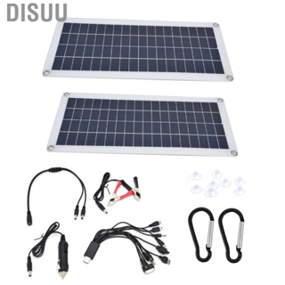 Disuu 2x10W Monocrystalline Silicon Solar Panel Emergency   Kit New