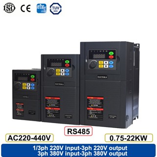 ตัวแปลงความถี่มอเตอร์ 220V 380V Mini VFD 0.75KW 1.5KW 2.2KW 5.5KW 7.5KW 11KW