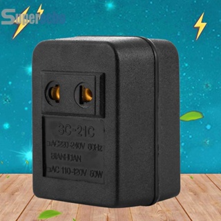 ใหม่ อะแดปเตอร์แปลงแรงดันไฟฟ้า 50W US AC 220V เป็น 110V ปลั๊ก US สําหรับอุปกรณ์อิเล็กทรอนิกส์