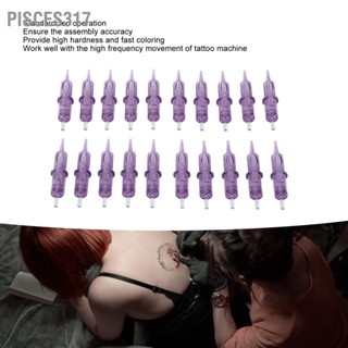 Pisces317 20pcs ตลับเข็ม 0801RL 0803RL 0805RL 0807RL เข็มสแตนเลสแบบใช้แล้วทิ้ง