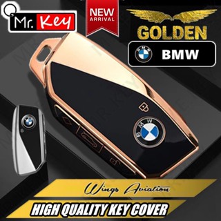 【Mr.Key】เคสกุญแจรีโมทรถยนต์ Tpu สําหรับ BMW 2023 i7 X7 G07 LCI iX I20 X1 U11 7 Series 5 Series 3 Series G70 G09 XM U06 G81 M3