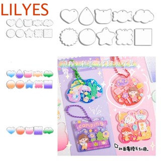 Lilyescub สติกเกอร์ ลายกูก้า มีทรายไหล สําหรับตกแต่งสมุดภาพ DIY