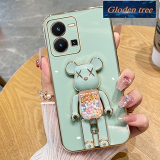 เคสซิลิโคนนิ่ม ลายต้นไม้ Gloden สําหรับ VIVO Y35 5G 2022