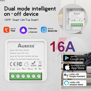 Ready Tuya 16a Mini Smart Wifi Switch ระบบอัตโนมัติในบ้าน Alexa 16a Serein