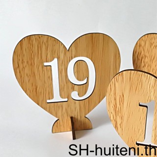 แผ่นไม้ฉลุลายตัวเลข 20 ชิ้น สําหรับแขวนตกแต่งปาร์ตี้วันเกิด DIY