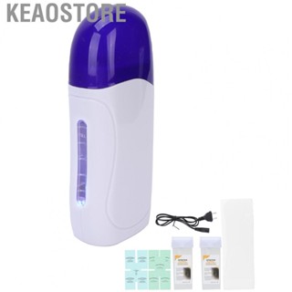 Keaostore Portable Wax Warmer Kit  Hair  Waxing Epilator Machine Set Wide Range for Bikinis Feet Underarms