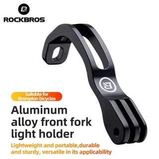 【TH Delivery】ROCKBROS แบร็คเก็ตยึดตะเกียบหน้าจักรยาน แบบพับได้ อุปกรณ์เสริม สําหรับกล้องแอคชั่น GoPro