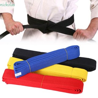 Nickolas เข็มขัดเทควันโด Judo Taekwondo Ronin Professional Jiu Jitsu Standard Waistband Grading Belt เข็มขัดคาราเต้