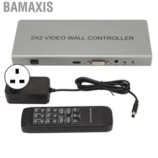 Bamaxis Video Wall Controller  HD Multimedia Interface Edge  Function 8 Display Modes 4K 2x2 Plug and Play for LCD TV