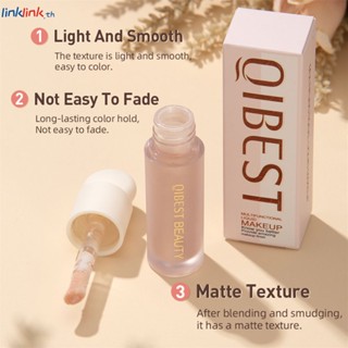 Qibeast 3 in 1 ไฮไลท์ / บลัชออน / บลัชออนคอนทัวร์, บลัชออนเหลว ปากกาประกายมุก คอนทัวร์ กันน้ํา กันเหงื่อ สามมิติ