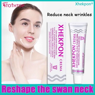 Xhekpon Collagen Anti-aging Cream Face Neck Cream Wrinkles Tight Moisture Dark Skin White Enhanced [TOP]