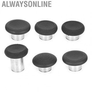 Alwaysonline 6 In 1 Thumb Grips Set For Playing Games Replacement Thumb Grips Metal