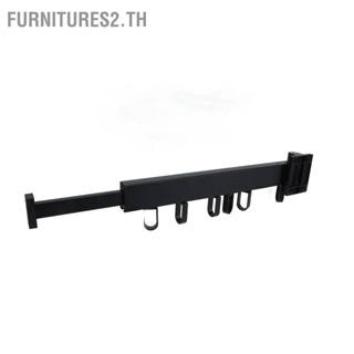  Furnitures2.th ราวตากผ้าติดผนังพับเก็บได้ประหยัดพื้นที่แหวนหมุนง่ายไม้แขวนเสื้อสำหรับระเบียงห้องซักรีด