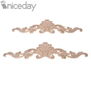 #NICEDAY-Applique Natural 2Model Corner Decal Carved Craft Furniture Home Decor Wood