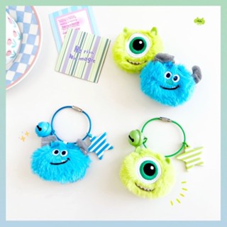 MOUSOON Creative Funny Big Eyed Boy กระเป๋าจี้ตุ๊กตาตุ๊กตาพวงกุญแจเครื่องประดับ