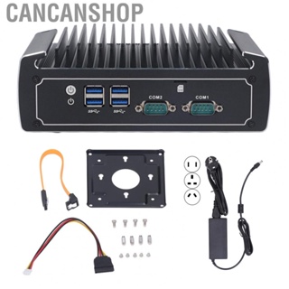 Cancanshop Industrial    Resistant Metal Case Embedded USB Port Fanless PC Dustproof for Automated Industry