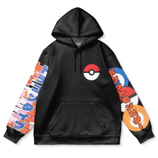 เสื้อกันหนาว มีฮู้ด ลายโปเกม่อน Charizard Streetwear