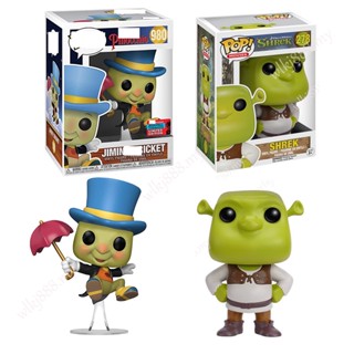 Funko pop Pinocchio 980 Jiminy Cricket 287 โมเดลฟิกเกอร์ รูปการ์ตูนอนิเมะ มังงะ เปลี่ยนหน้าได้ ของเล่นสําหรับเด็ก