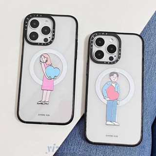 เคสโทรศัพท์มือถือ TPU แบบนิ่ม พิมพ์ลายการ์ตูนหัวใจ ป้องกันรอยขีดข่วน สําหรับ iPhone 14 Pro Max 11 13 12Pro