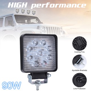 หลอดไฟสปอตไลท์ LED 140W 6000K 14000LM ทรงกลม กันน้ํา สําหรับรถยนต์ รถบรรทุก รถออฟโร้ด Suv Boat 4X4 Je-ep