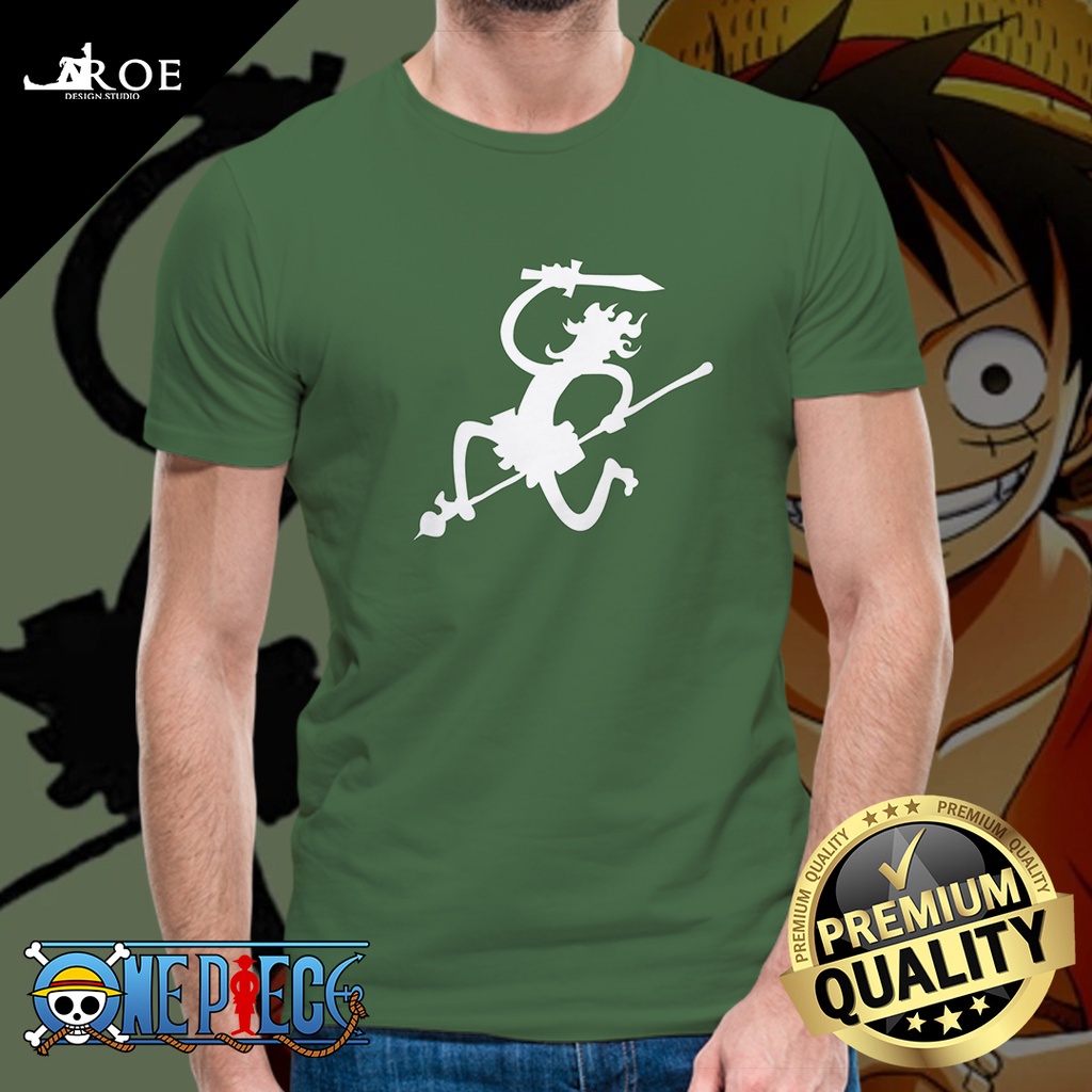 🔥 Baju Tshirt NIKA LUFFY ONE PIECE ANIME Lelaki Perempuan Unisex🔥