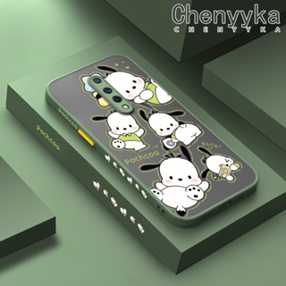 สําหรับ Oneplus 8 Pro 8T 9 Pro เคสแฟชั่น Pochacco บาง ฝ้า ใส ขอบสี่เหลี่ยม เคสกันกระแทก รูปแบบ ซิลิโคน ป้องกัน เคสนิ่ม