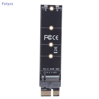 Fstyzx อะแดปเตอร์เชื่อมต่อ PCIE เป็น M2 NVMe SSD M2 PCIE X1 PCI-E PCI Express M Key FY