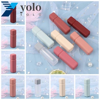 Yolo หลอดเปล่าขนาดมินิสําหรับใส่ลิปสติกลิปกลอสลิปบาล์ม 5มล.DIY