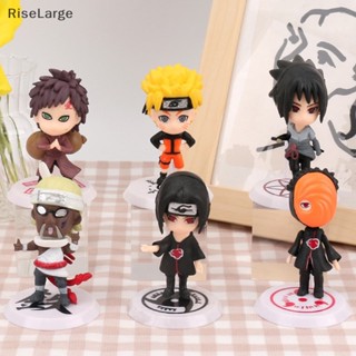 [RiseLarge] ใหม่ โมเดลฟิกเกอร์ PVC อนิเมะนารูโตะ Kawaii 6 ชิ้น