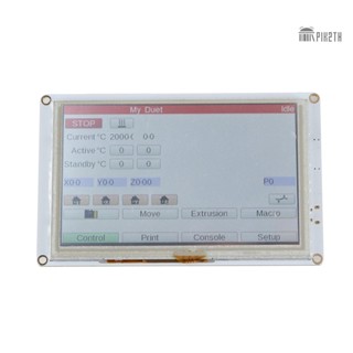 แผงควบคุมหน้าจอสัมผัส LCD 5 นิ้ว Paneldue 5i สําหรับเครื่องพิมพ์ 3D DuetWifi Duet 2 Ethernet