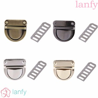 LANFY ตัวล็อกกระเป๋า แบบโลหะ อุปกรณ์เสริม DIY