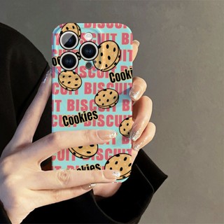 เคสโทรศัพท์มือถือ กันกระแทก ลายคุกกี้ภาษาอังกฤษ สําหรับ Iphone 14pro max 13 12 11 14 11 13 14pro xr xs