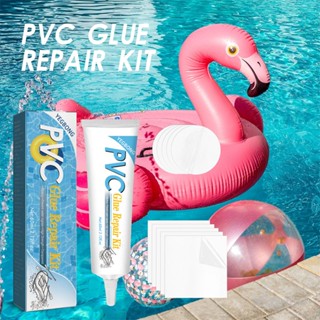 ღ ชุดซ่อมกาว Pvc Super Waterproof Adhesive Repair Subsidies Leakproof Seal Repair Tape Performance Self Adhesive Pool Repair Accessories