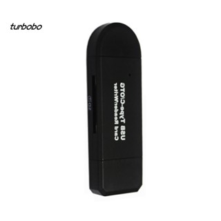 Turbobo 3-in-1 Type-C USB 2.0 Micro-USB TF SD การ์ดรีดเดอร์หน่วยความจําความเร็วสูง OTG อะแดปเตอร์