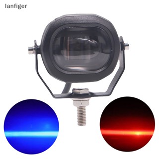 Lanf 12V-80V ไฟ LED 10W สีแดง สีฟ้า สีแดง สําหรับรถบรรทุก