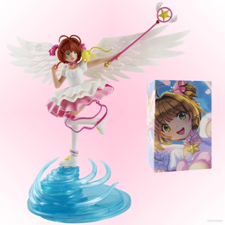 โมเดลฟิกเกอร์ Ellen Card Captor SAKURA KINOMOTO SAKURA พร้อมปีก ของเล่นสําหรับเด็ก เก็บสะสม ของขวัญ