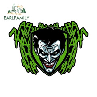 Earlfamily สติกเกอร์ ลาย Joker Devil ขนาด 13 ซม. x 4.4 ซม. สําหรับติดตกแต่งรถยนต์ รถจักรยานยนต์ เซิร์ฟบอร์ด Campervan Graffiti Windows