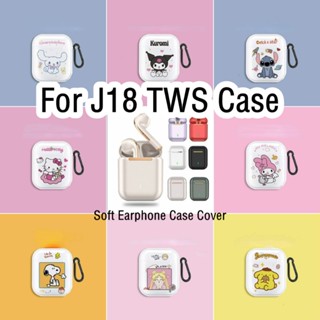 【imamura】เคสหูฟัง แบบนิ่ม ลายการ์ตูน สําหรับ J18 TWS J18 TWS