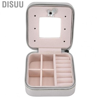 Disuu Jewelry Box Travel Storage W/Removable Compartments&amp;Lock For US