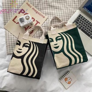 【COLORFUL】Storage Bag Large Capacity Lunch Box Bag Portable Shopping Bags Starbuckss Bag