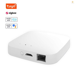 Tuya Zigbee เกตเวย์อัจฉริยะ แบบมีสาย ควบคุมผ่านแอพ สําหรับสมาร์ทโฟน Alexa Google Assistant Smart Life Apple HomeKit