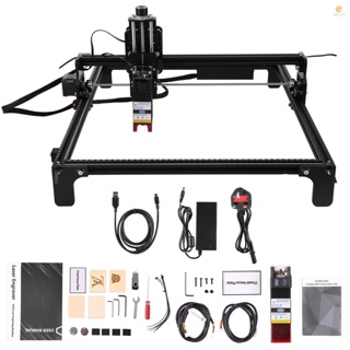 เครื่องแกะสลักเลเซอร์ 40W 4240 CNC 420x400 มม. พื้นที่ทํางานขนาดใหญ่ 10000mW ออปติคอล โฟกัสคงที่ ความแม่นยําสูง สําหรับแกะสลัก และตัด