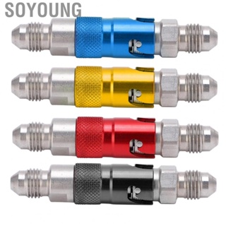 Soyoung Brake Line Disconnect Fitting  Fluid Quick Release Universal Lightweight for Motorcycles Car