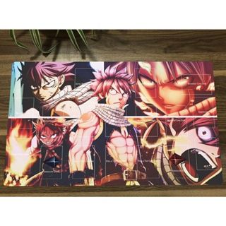 แผ่นรองเมาส์ ลายการ์ตูนอนิเมะ Fairy Tail Yugioh Playmat Natsu CCG TCG สําหรับเล่นเกม